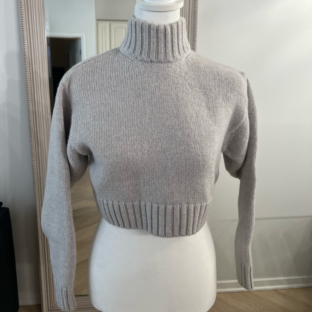 Aritzia Wilfred cropped sweater